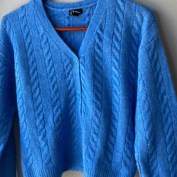 Blue art class cardigan - Picture 3 of 5